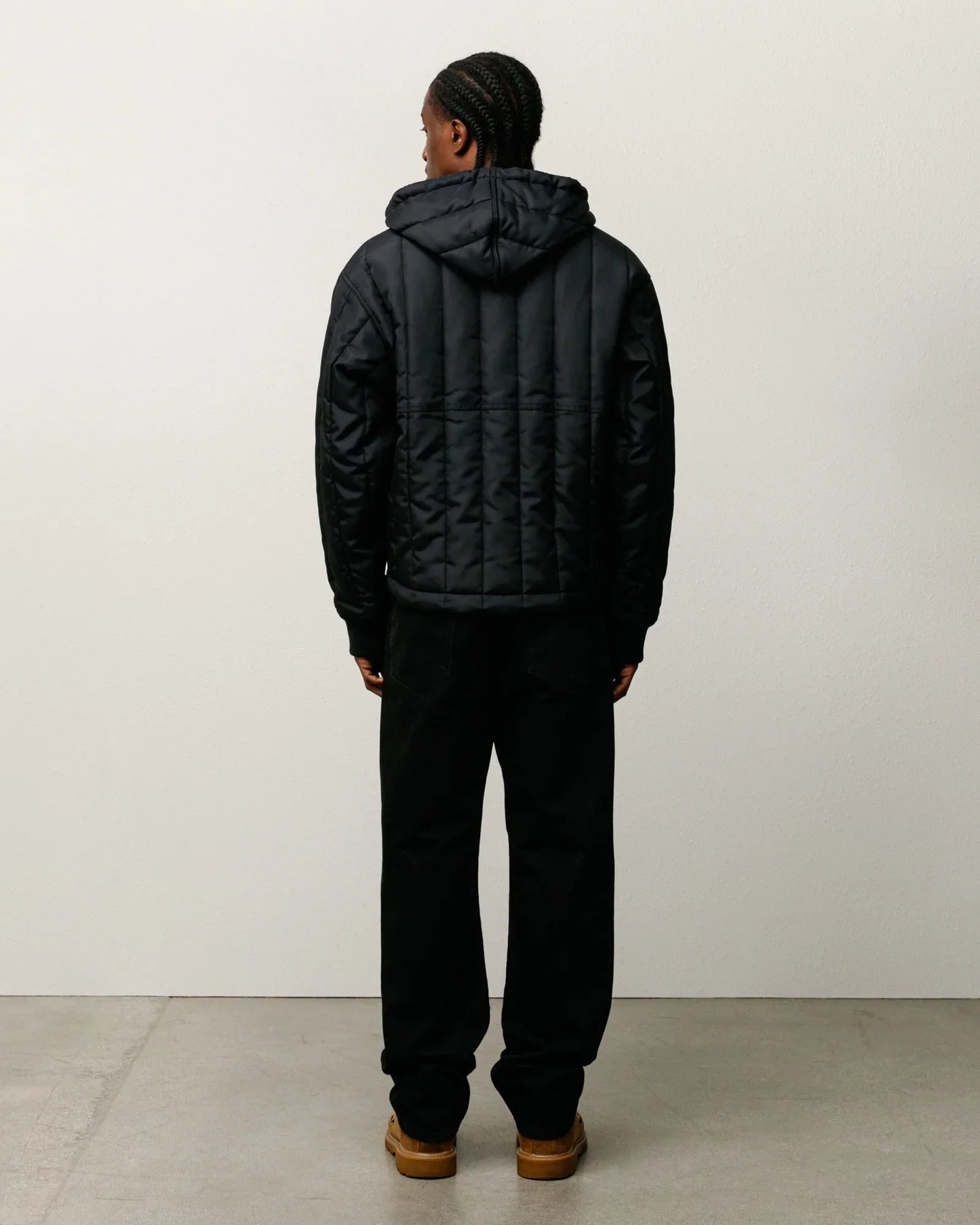 STUSSY QUILTED NYLON WORK JACKET