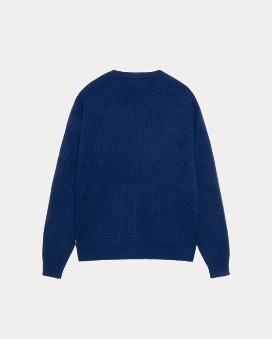 STUSSY WAFFLE CASHMERE CREW