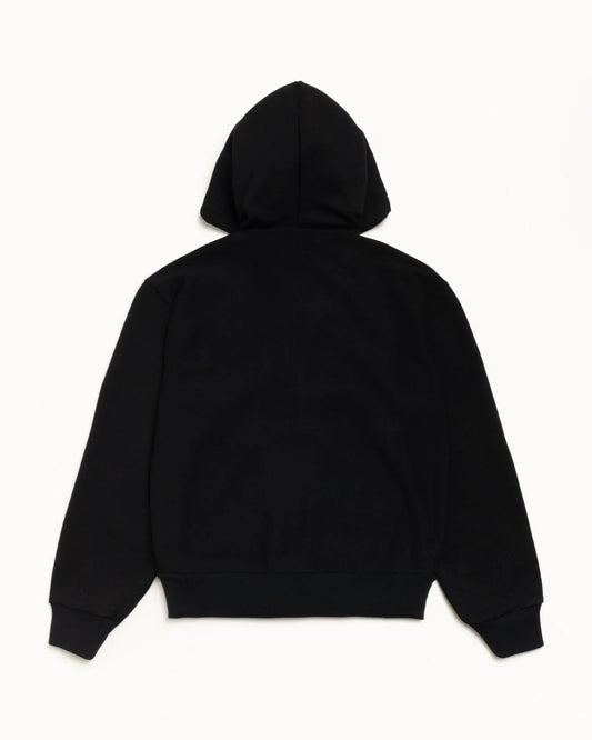 STUSSY PATCH ZIP KNIT HOODIE