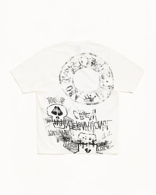 STUSSY SKULLS TEE PIGMENT DYED