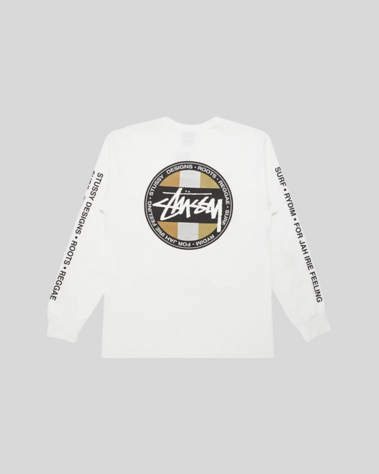 STUSSY LONG SLEEVE METALLIC DOT TEE