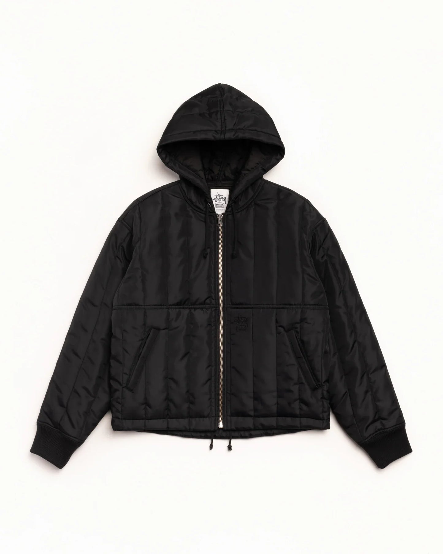 STUSSY QUILTED NYLON WORK JACKET