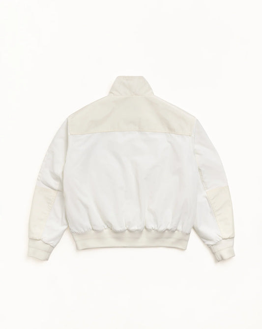 STUSSY MOCK NECK FLIGHT BOMBER WHITE