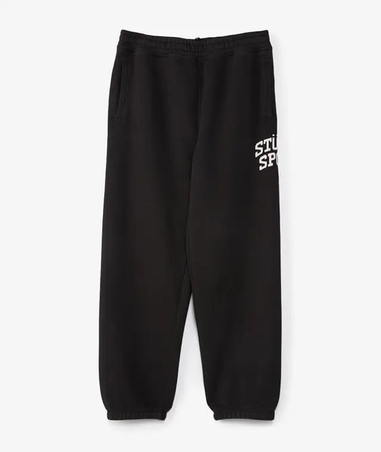 FLEECE SPORT SWEATPANTS - BLACK