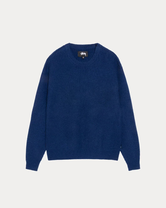 STUSSY WAFFLE CASHMERE CREW