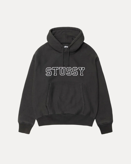 STUSSY FELT APPLIQUE HOODIE