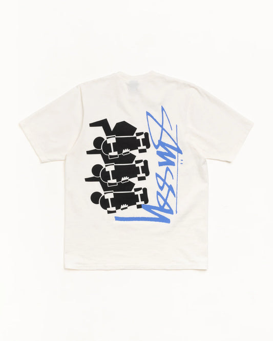 STUSSY SKATE STACK TEE PIGMENT DYED