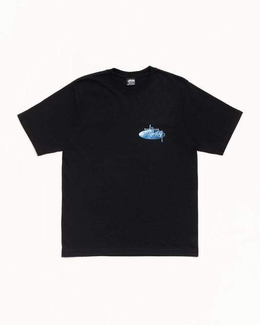STUSSY WAVE OVAL TEE