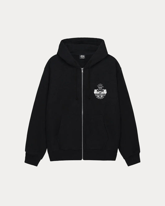 STUSSY BUILT TO LAST ZIP HOODIE