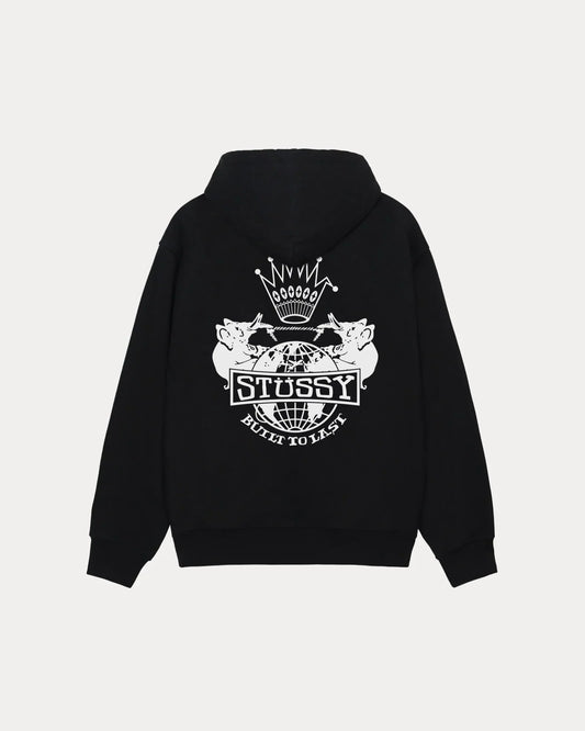 STUSSY BUILT TO LAST ZIP HOODIE