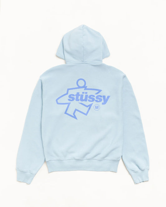 STUSSY SURF SIZE ZIP HOODIE