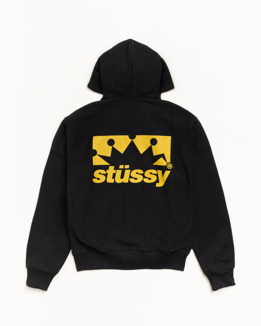 STUSSY BOX CROWN ZIP HOODIE